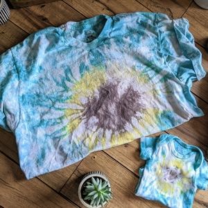 Mommy and Me Flower Tie Dye